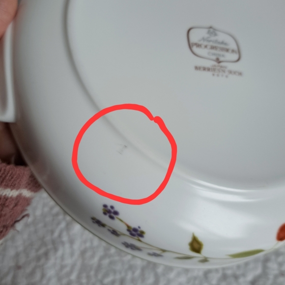 Noritake Progression China Berries N Such Baking/ Serving Dish - Picture 6 of 6